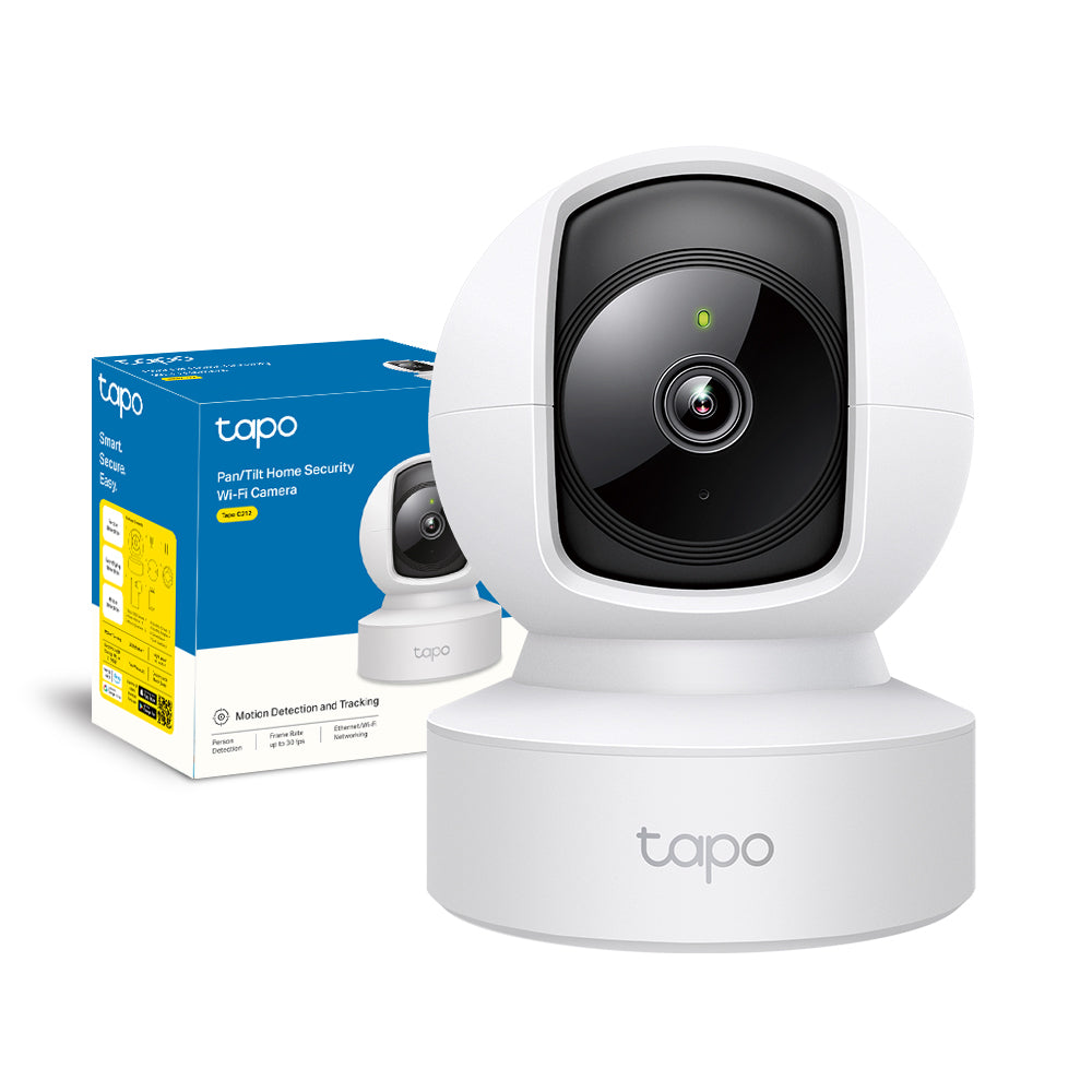 Tapo C212 Telecamera Wi-Fi Interno 2K 3MP, 360° Visuale, Porta Ethernet
