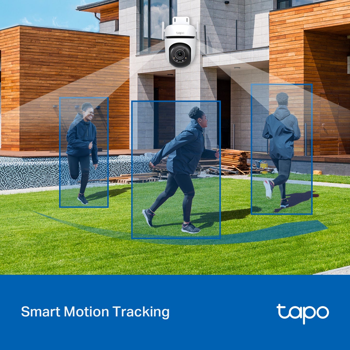 Tapo C520WS Telecamera Wi-Fi Esterno 2K 4MP, 360° Visuale, Visione Notturna a Colori Starlight, Wi-Fi/Ethernet, ⚠️Non a batteria
