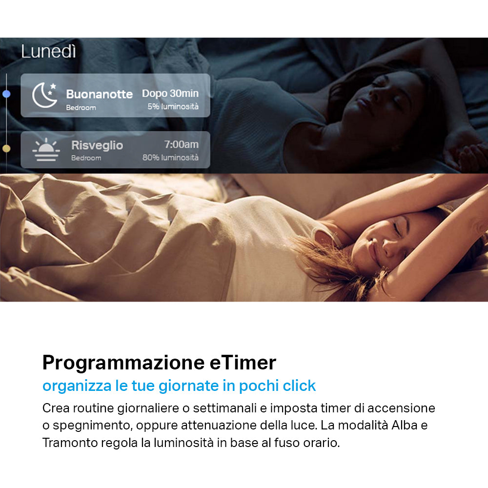 Tapo L510E Lampadina LED Smart Wi-Fi Dimmerabile 2700K E27, Controllo Vocale con Alexa, 2pz