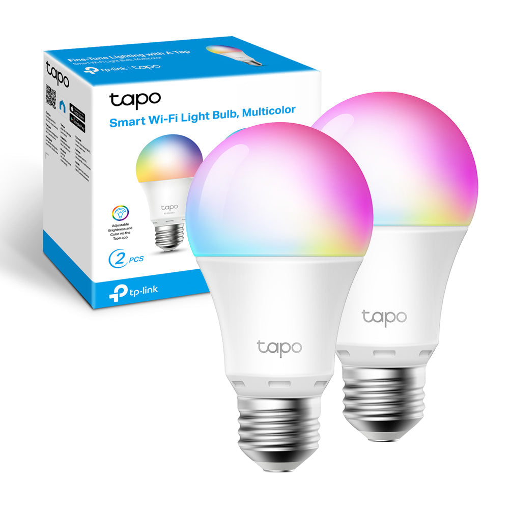 Tapo L530E Lampadina LED Smart Wi-Fi Multicolore E27, Controllo Vocale con Alexa, 2pz