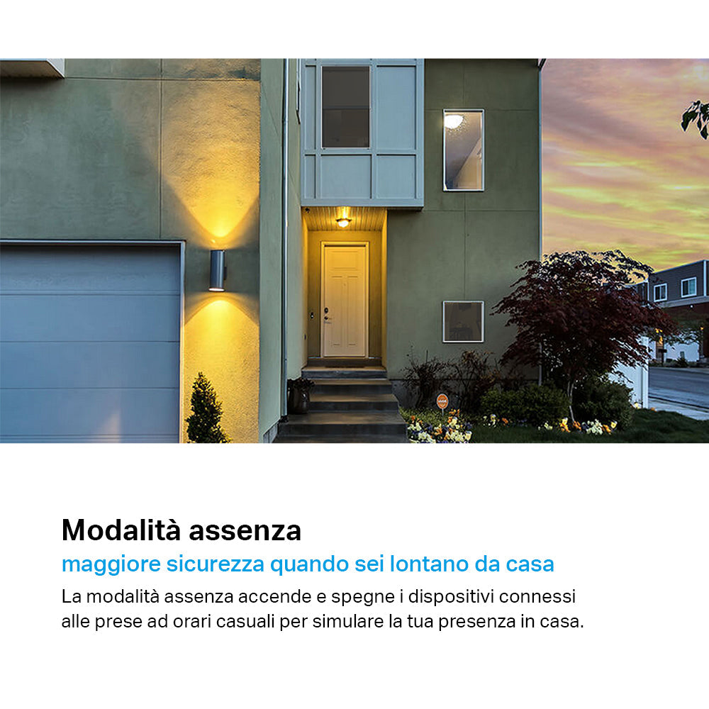 Tapo P105 Presa Smart Wi-Fi Italiana Tipo C-F-L 10A, Controllo Vocale con Alexa