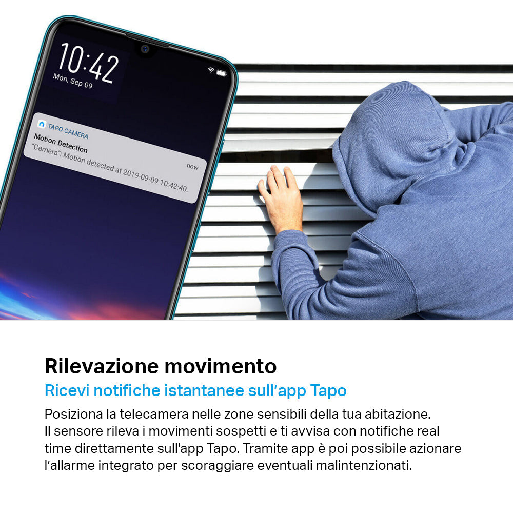 Tapo C110 Telecamera Wi-Fi Interno 2K 3MP
