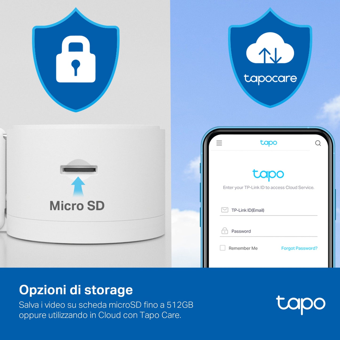 Tapo C125 Telecamera Wi-Fi Interno 2K 4MP, Base Magnetica + Privacy Shutter