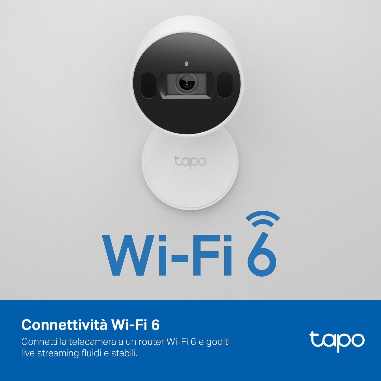 Tapo C125 Telecamera Wi-Fi Interno 2K 4MP, Base Magnetica + Privacy Shutter