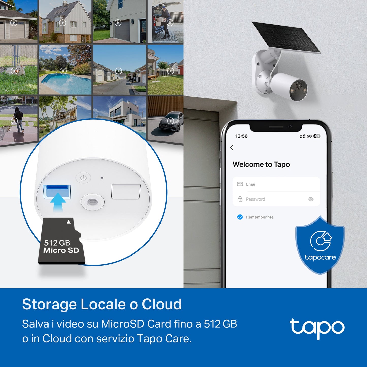 Tapo C410 Telecamera Wi-Fi Esterno a Batteria 2K 3MP, Visione Notturna a Colori, 4pz