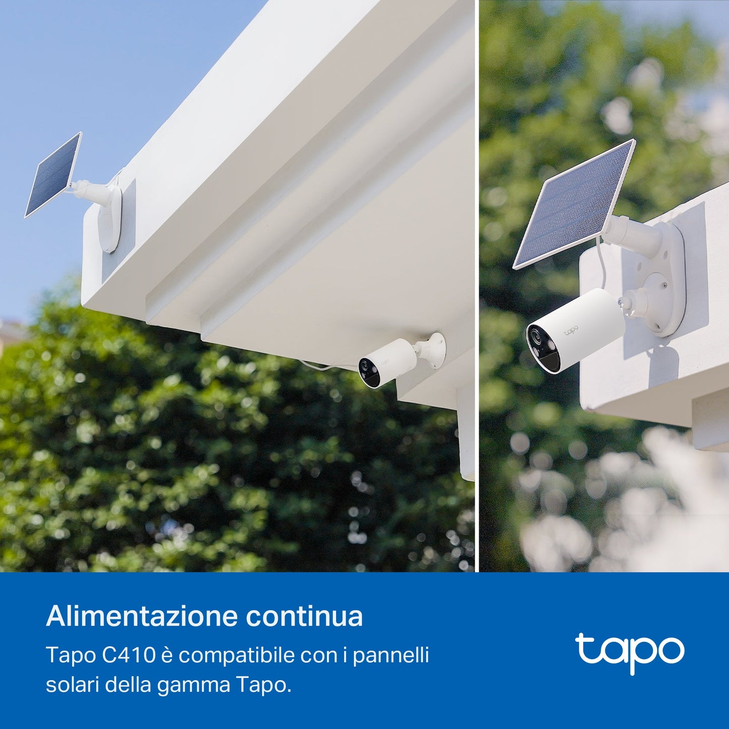 Tapo C410 Telecamera Wi-Fi Esterno a Batteria 2K 3MP, Visione Notturna a Colori