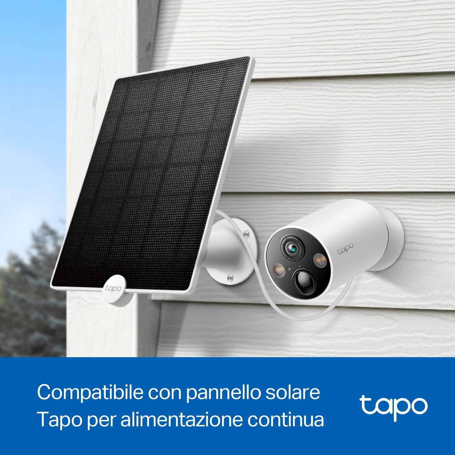 Tapo C425 Telecamera Wi-Fi Esterno a Batteria 2K 4MP, Visione Notturna a Colori, Base Magnetica, 2pz