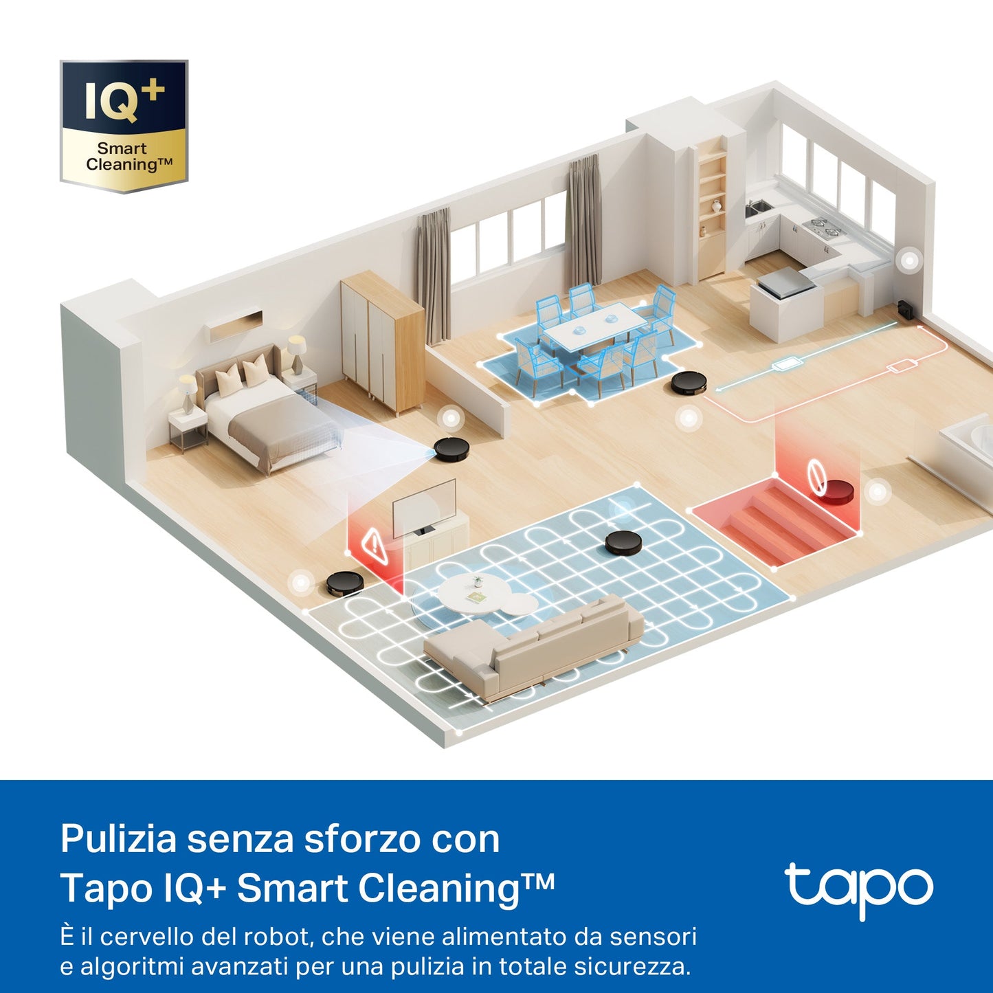 Tapo RV20 Max Robot Aspirapolvere, Navigazione LiDAR MagSlim, ⚠️Aggiungi la Base di Ricarica RVB102 al carrello