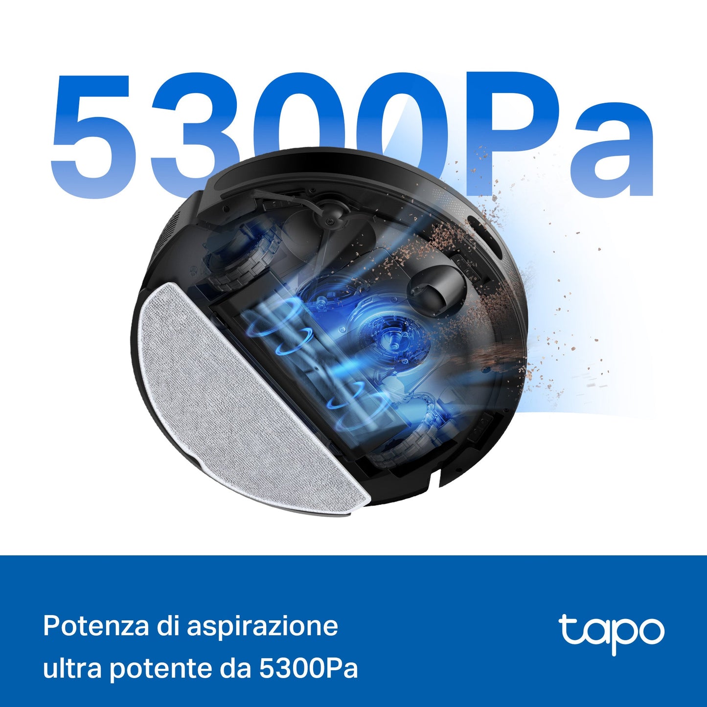 Tapo RV20 Max Plus Robot Aspirapolvere, All-in-one, Navigazione LiDAR MagSlim,⚠️Aggiungi al carrello: Un Faretto LED gratis!