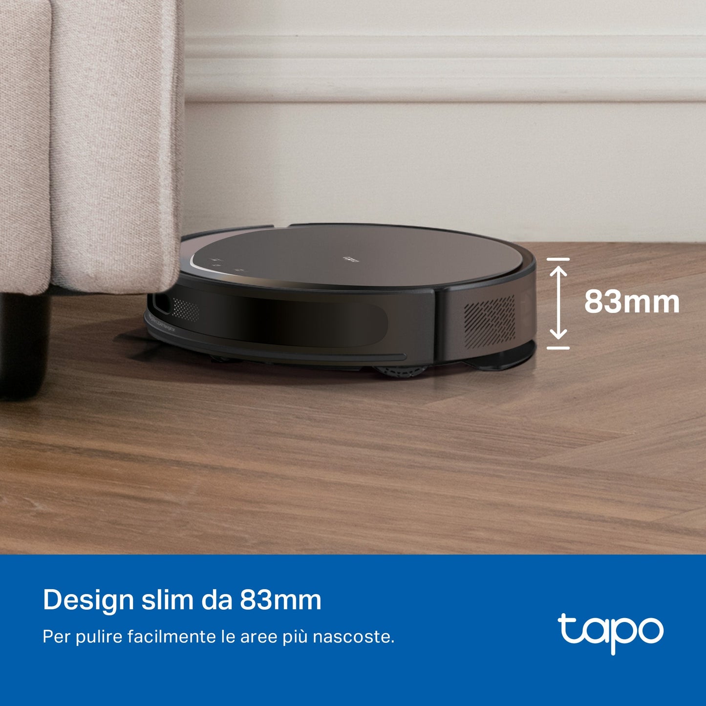 Tapo RV20 Max Plus Robot Aspirapolvere, All-in-one, Navigazione LiDAR MagSlim,⚠️Aggiungi al carrello: Un Faretto LED gratis!