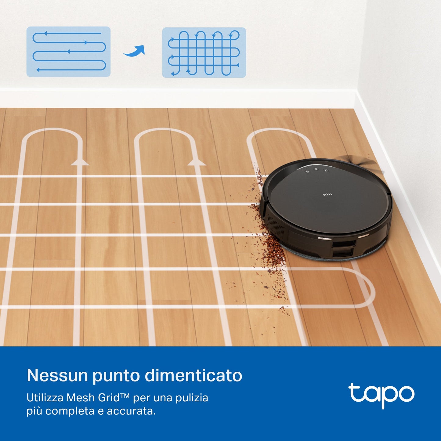 Tapo RV20 Max Plus Robot Aspirapolvere, All-in-one, Navigazione LiDAR MagSlim,⚠️Aggiungi al carrello: Un Faretto LED gratis!