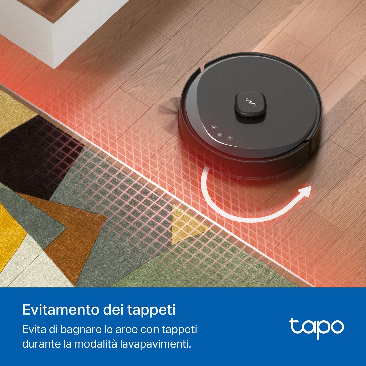 Tapo RV30 Max Robot Aspirapolvere, Doppia Navigazione LiDAR+IMU, ⚠️Aggiungi la Base di Ricarica RVB102 al carrello