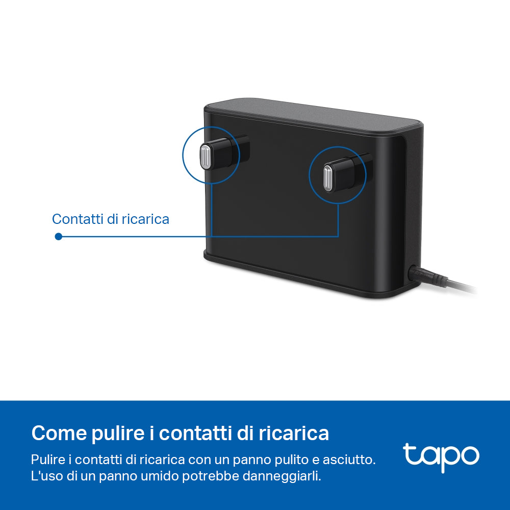 Tapo RVB102 Base di Ricarica per Tapo RV20 Max e Tapo RV30 Max