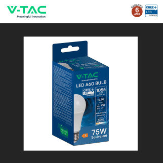 V-Tac VT-2112 Lampadina LED E27 10,5W A60 Goccia SMD Chip CREE - SKU 2173506 / 2173496 / 2173516
