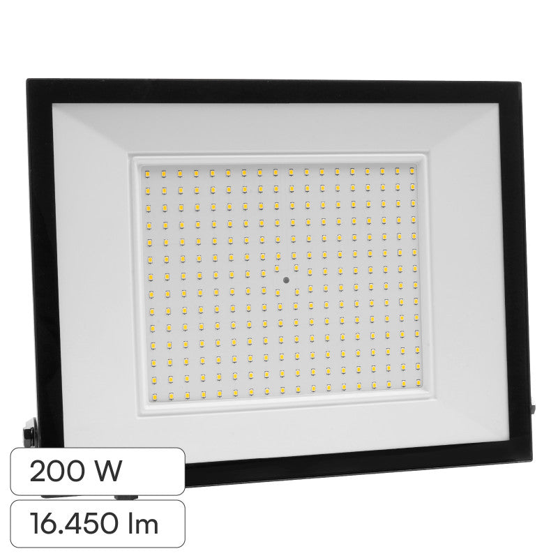 V-Tac VT-44208 Faro LED 200W Faretto SMD IP65 Colore Nero - SKU 23976 / 23977