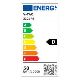 V-Tac VT-4455 Faro LED 50W Faretto SMD Chip CREE IP65 Colore Nero - SKU 231996 / 232166 / 232176