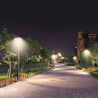 V-Tac VT-45W Lampione LED Giardino con Pannello Solare 15W IP65 Sensore Movimento Crepuscolare SKU 5150 / 5151