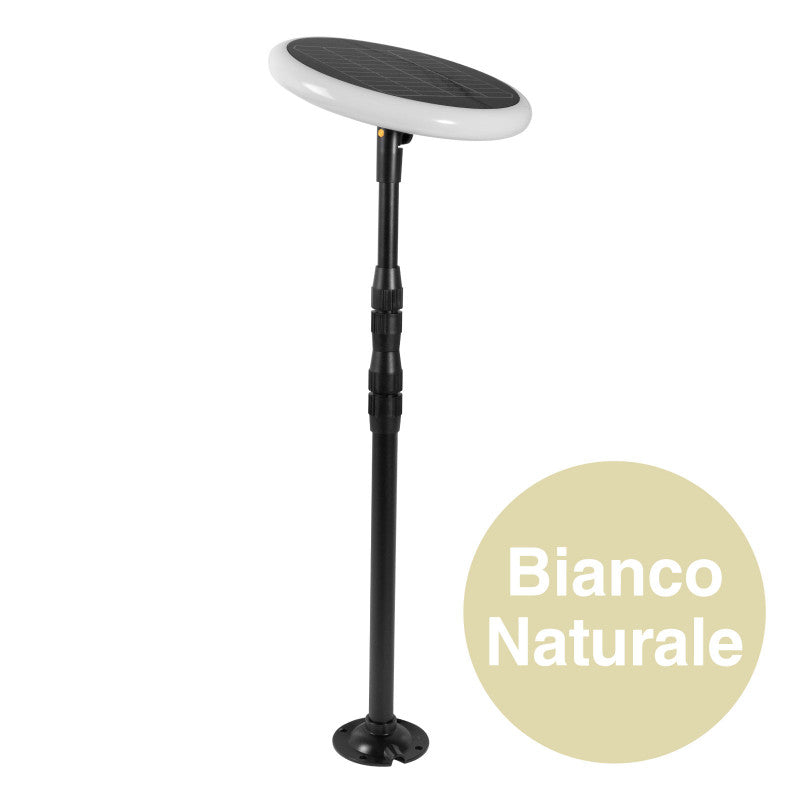 V-Tac VT-948 Lampada LED da Giardino 8W SMD IP65 con Pannello Solare e Sensore Crepuscolare - SKU 6670 / 6669