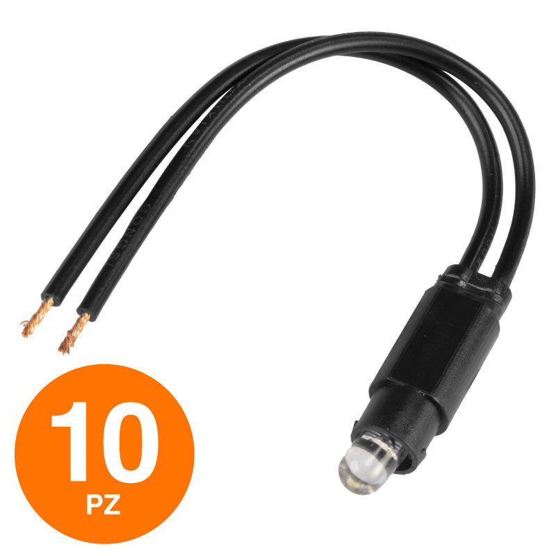 MAPAM Lampadina LED Per Interruttore Verde 220V - Confezione 10pz - mod. VERDE
