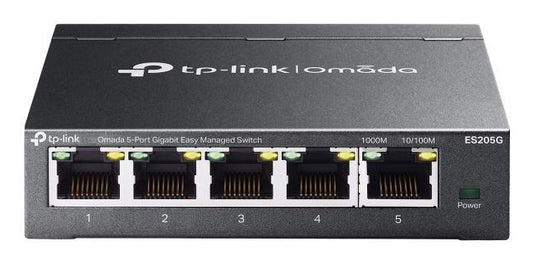 TP-Link Omada ES205G switch di rete Gestito Gigabit Ethernet (10/100/1000) Nero [ES205G]