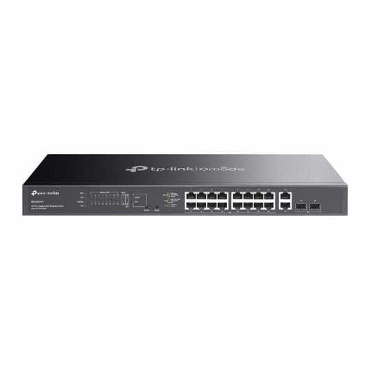 TP-Link ES220GMP switch di rete Gestito Gigabit Ethernet (10/100/1000) Supporto Power over Ethernet (PoE) Nero [ES220GMP]