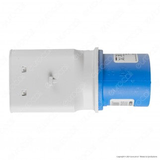 Ecova Multipresa con 1 Spina CEE industriale 16A 2P+T e 2 Prese 10/16A 2P+T 250V - mod. 20554