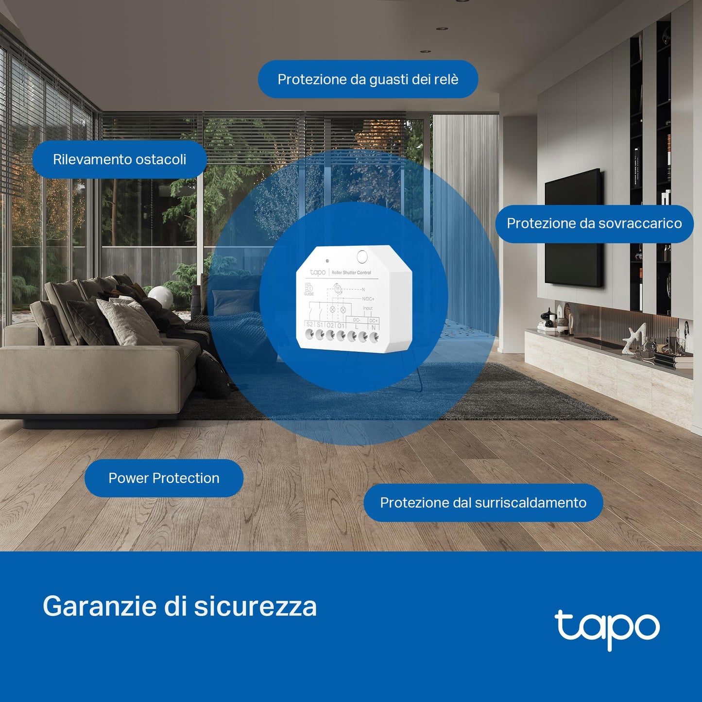 Tapo S112 Relè Interruttore con Misurazione di Consumo, Intelligente WiFi e Bluetooth a 2 Canali 6A, 3pz