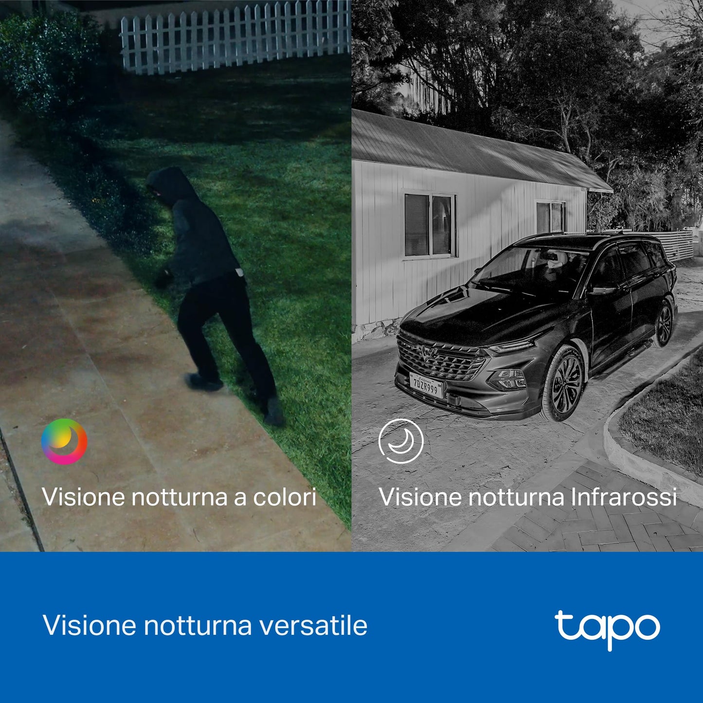 Tapo C645D KIT Telecamera Wi-Fi Esterno a Batteria con Doppio Obiettivo 2K 3MP, Pan/Tilt 360°, Pannello Solare, Visione Notturna a Colori, Rilevamento AI senza Abbonamento