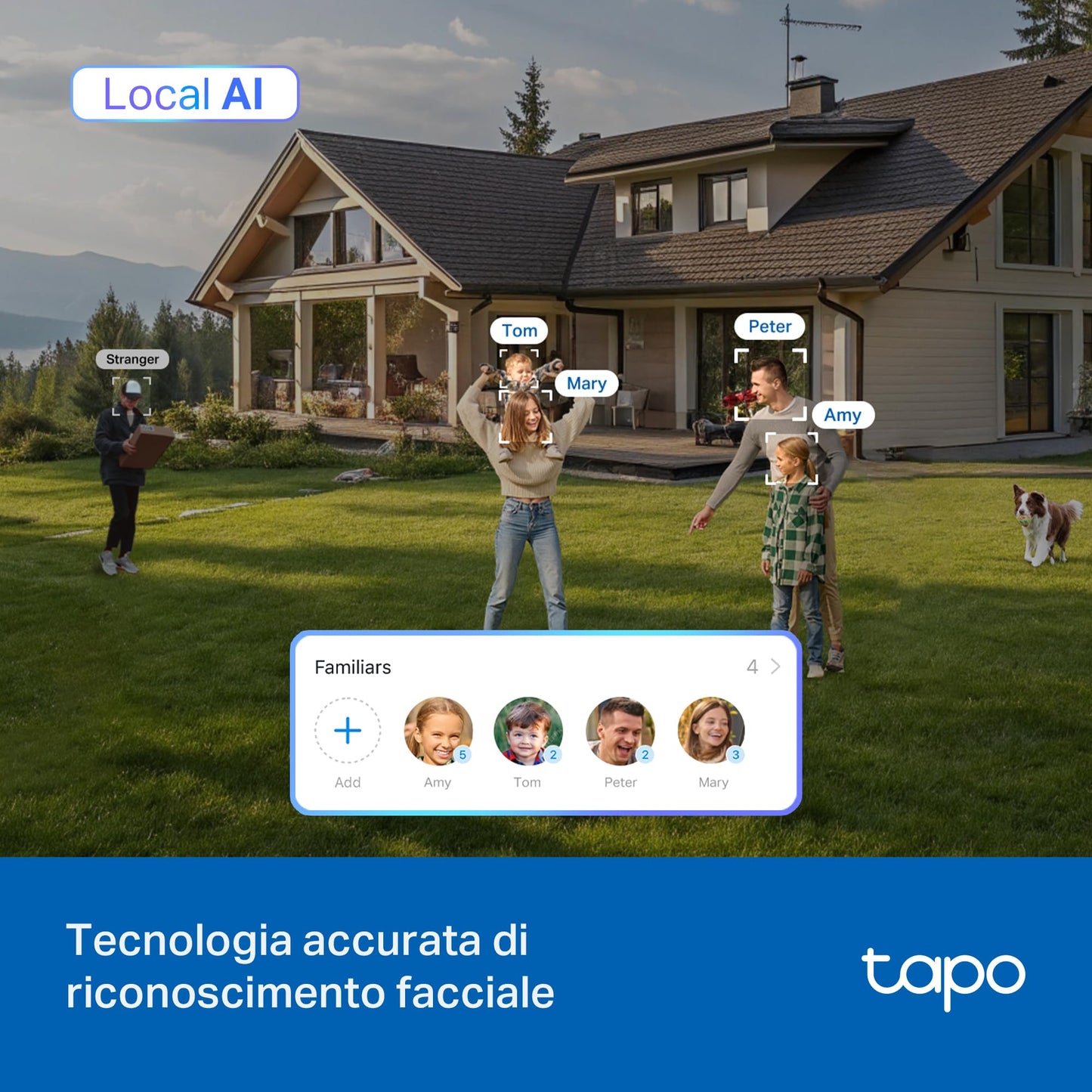Tapo C665G KIT Telecamera 4G LTE da Esterno 4K 8MP con Pannello Solare, Pan/Tilt, Visione Notturna a Colori, Rilevamento AI, Registrazione 24/7