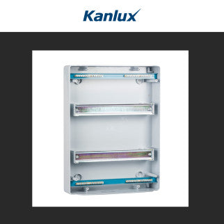 KL 294 - Kanlux Ideal Centralino da Parete 2x13P Compatibile con Sistemi Fotovoltaici IK10 Colore Grigio - mod. 38454