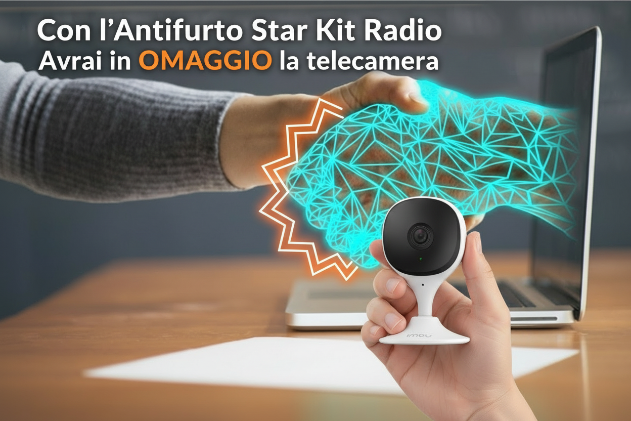 Offerta OMAGGIO telecamera con Antifurto