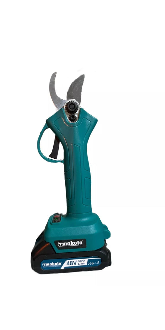 Forbice Cesoia Makota a batteria da potatura 48V 3.0AH taglio 30mm 2 batterie.