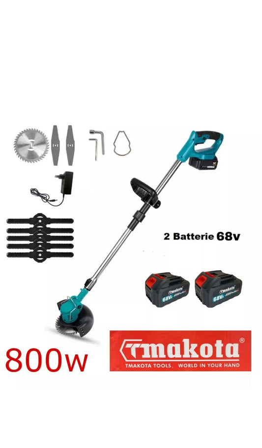 Decespugliatore elettrico a batteria 68Vf tagliaerba tagliabordi Makota
