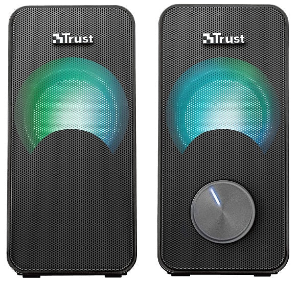 Trust Speaker Arys Rgb 2.0 Casse Pc Audio Set Altoparlanti Stereo Desktop Usb 6W