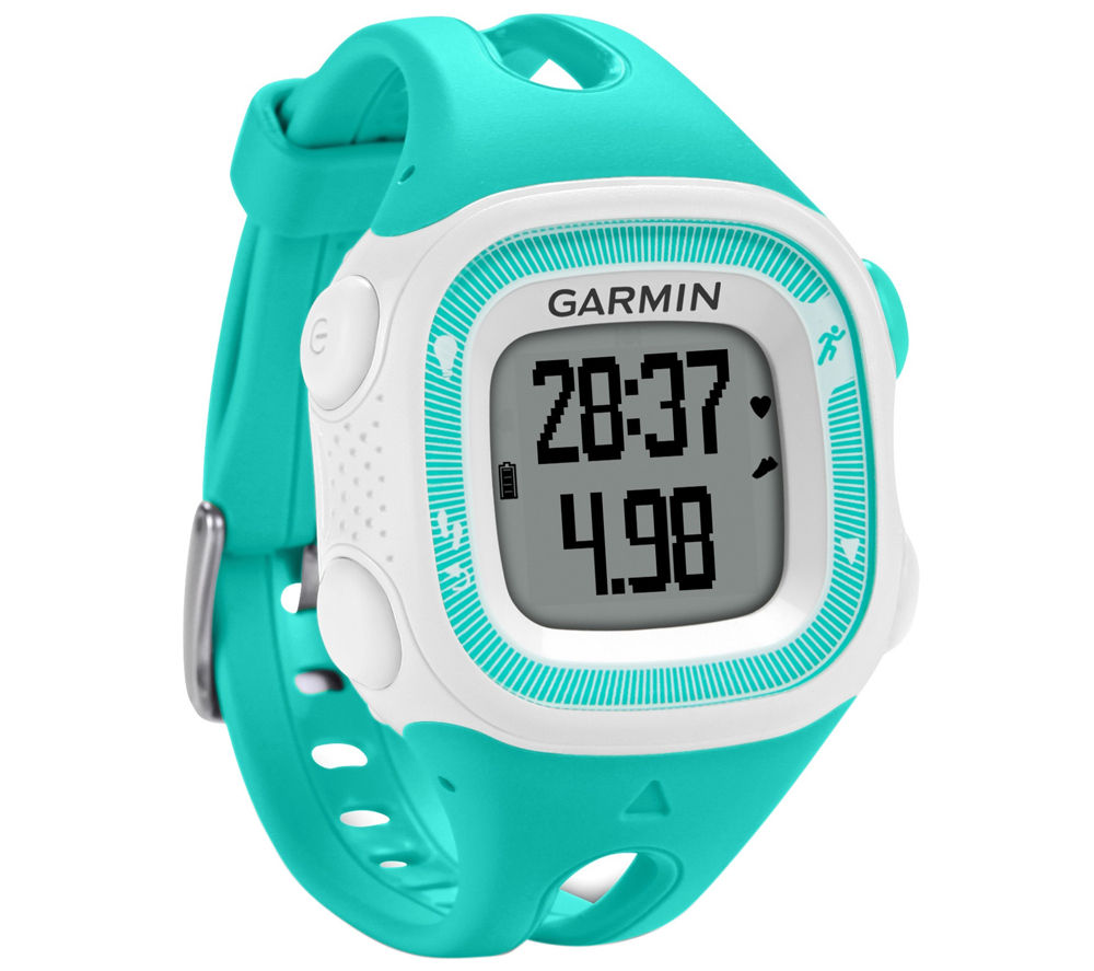 Garmin Forerunner 15 grande - Orologio da corsa GPS verde bianco