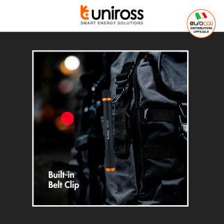 Uniross GX100 Torcia LED 3W Tascabile Multifunzione IPX4 - mod. U322484