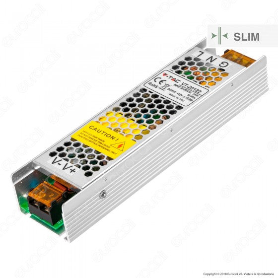 Tac VT-20122 Alimentatore 120W 12V Per Uso Interno a 1 Uscita con Morsetti a Vite - SKU 3243
