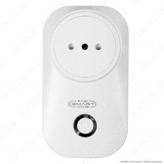 V-Tac Smart VT-5148 Spina Wi-Fi Intelligente Italiana 10A 2P - SKU 8470
