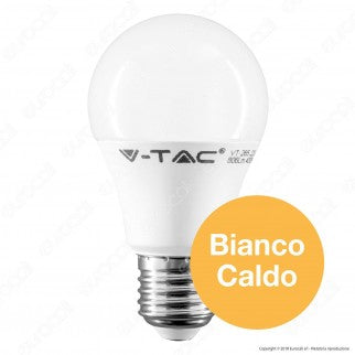 V-Tac PRO VT-265 Lampadina LED E27 6,5W Bulb A60 Chip Samsung - SKU 255 / 256 / 257