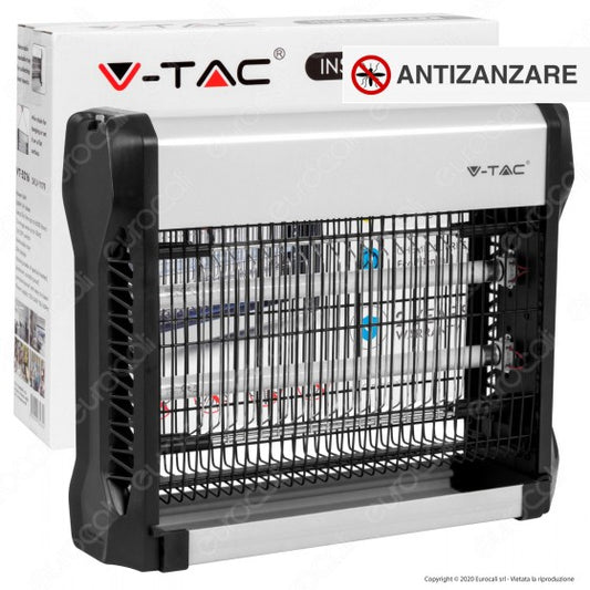 V-TAC VT-3216 ZANZARIERA ELETTRICA INSECT KILLER LAMPADA UV 16W LUCE BLU ATTIRA ED ELIMINA INSETTI - SKU 11179 - Consegna in 1-5 giorni lavorativi