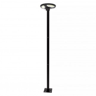 V-Tac VT-45W Lampione LED Giardino con Pannello Solare 15W IP65 Sensore Movimento Crepuscolare SKU 5150 / 5151