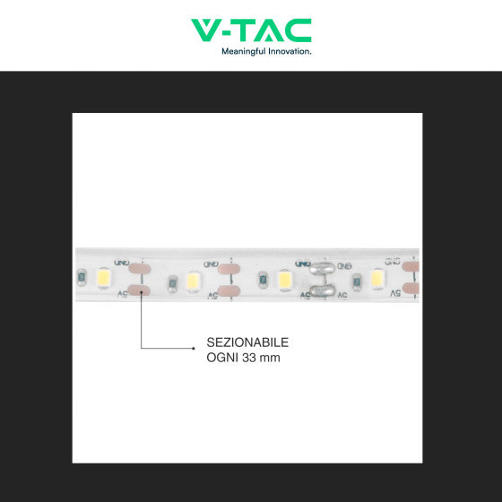 V-TAC VT-2835 STRISCIA LED FLESSIBILE 6W SMD 60 LED/M IP67 PANNELLO SOLARE E TELECOMANDO - BOBINA DA 5M - SKU 23044 / 23045 - Consegna in 1-5 giorni lavorativi