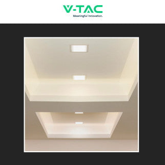 V-Tac VT-61018 Pannello LED Quadrato 18W SMD da Incasso con Driver - SKU 10486 / 10487 / 10488