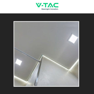 V-Tac VT-61018 Pannello LED Quadrato 18W SMD da Incasso con Driver - SKU 10486 / 10487 / 10488