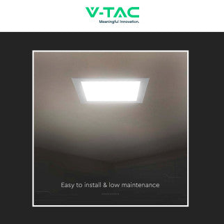 V-Tac VT-61018 Pannello LED Quadrato 18W SMD da Incasso con Driver - SKU 10486 / 10487 / 10488