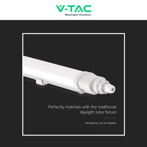 V-TAC VT-80150 TUBO LED 48W SMD LAMPADINA 150CM PLAFONIERA LINKABILE IP65 - SKU 23085 / 23086 - Consegna in 1-5 giorni lavorativi